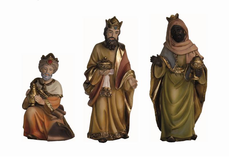Krippen Markus Krippenfiguren Heilige drei Könige in Größe ca.9cm 