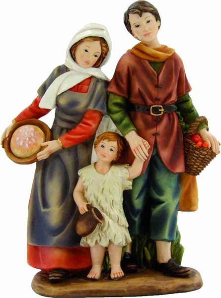 Krippen Markus Krippenfiguren Familie mit Kind in Größe ca.11cm 
