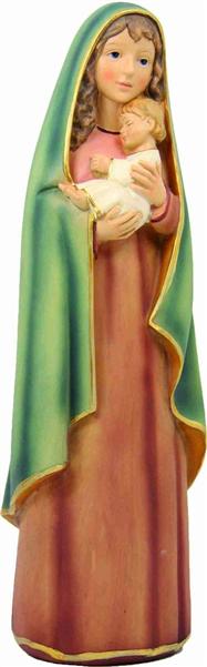  Heiligenfigur Heilige Maria Madonnen Madonna mit Kind farbig 