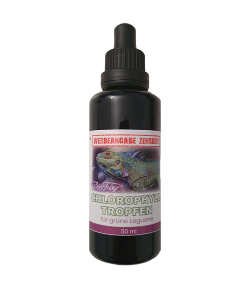 Chlorophyll Tropfen für grüne Leguane - 50 ml