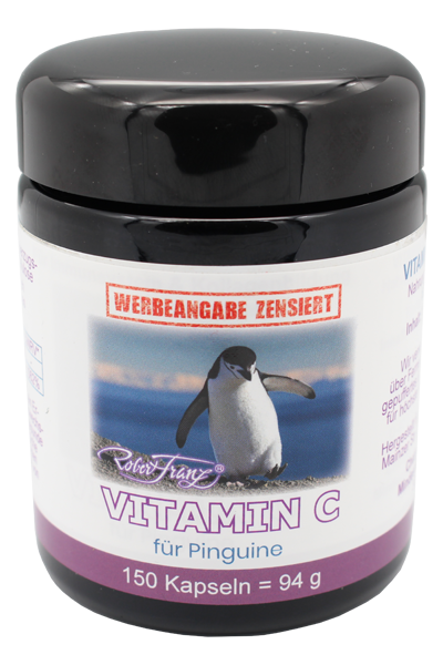 Vitamin C 425 mg für Pinguine - 150 Kapseln