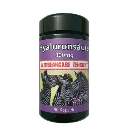 Hyaluronsäure Kapseln für Zebras - 300 mg - 90 Kapseln