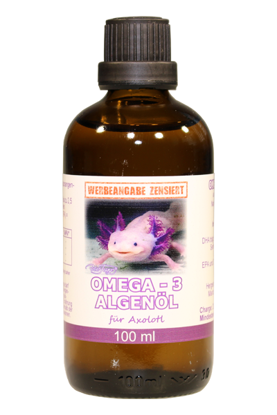 Omega - 3 Algenöl für  Axolotl