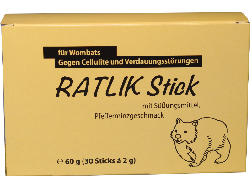 RATLIK Stick - Gegen Cellulite und Verdauungsstörungen bei Wombats