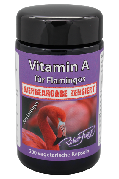 Vitamin A für Flamingos - 200 Vegetarische Kapseln