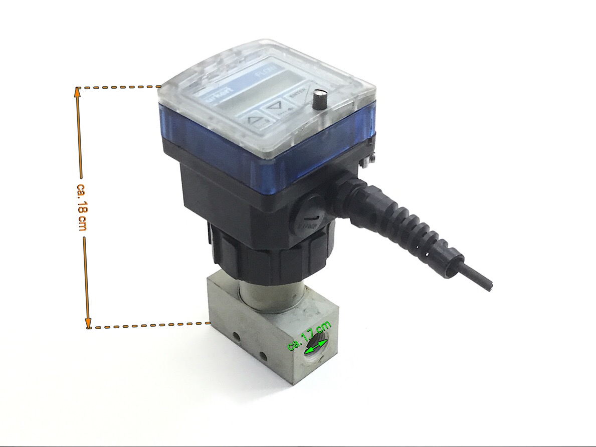 4x Bürkert FLOW8025 Durchflussmesser Flowmeter 1855VDC 220VAC/3A