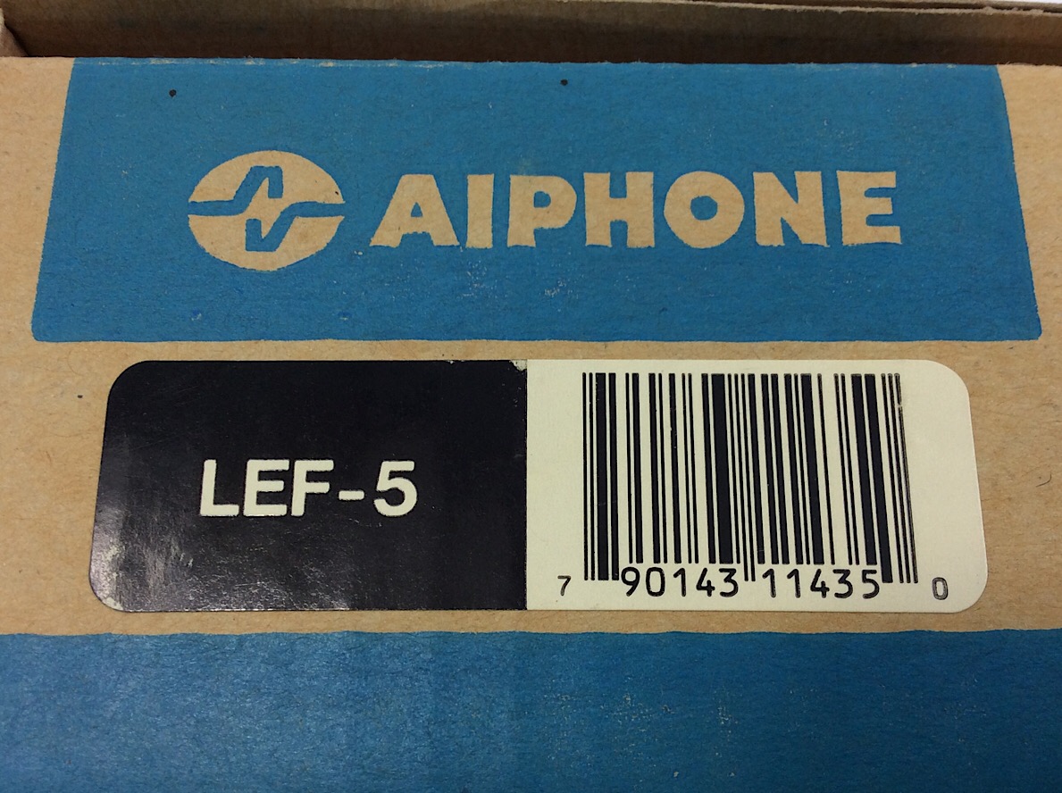 Aiphone LEF5 Wechselsprechanlage, Gegensprechanlage