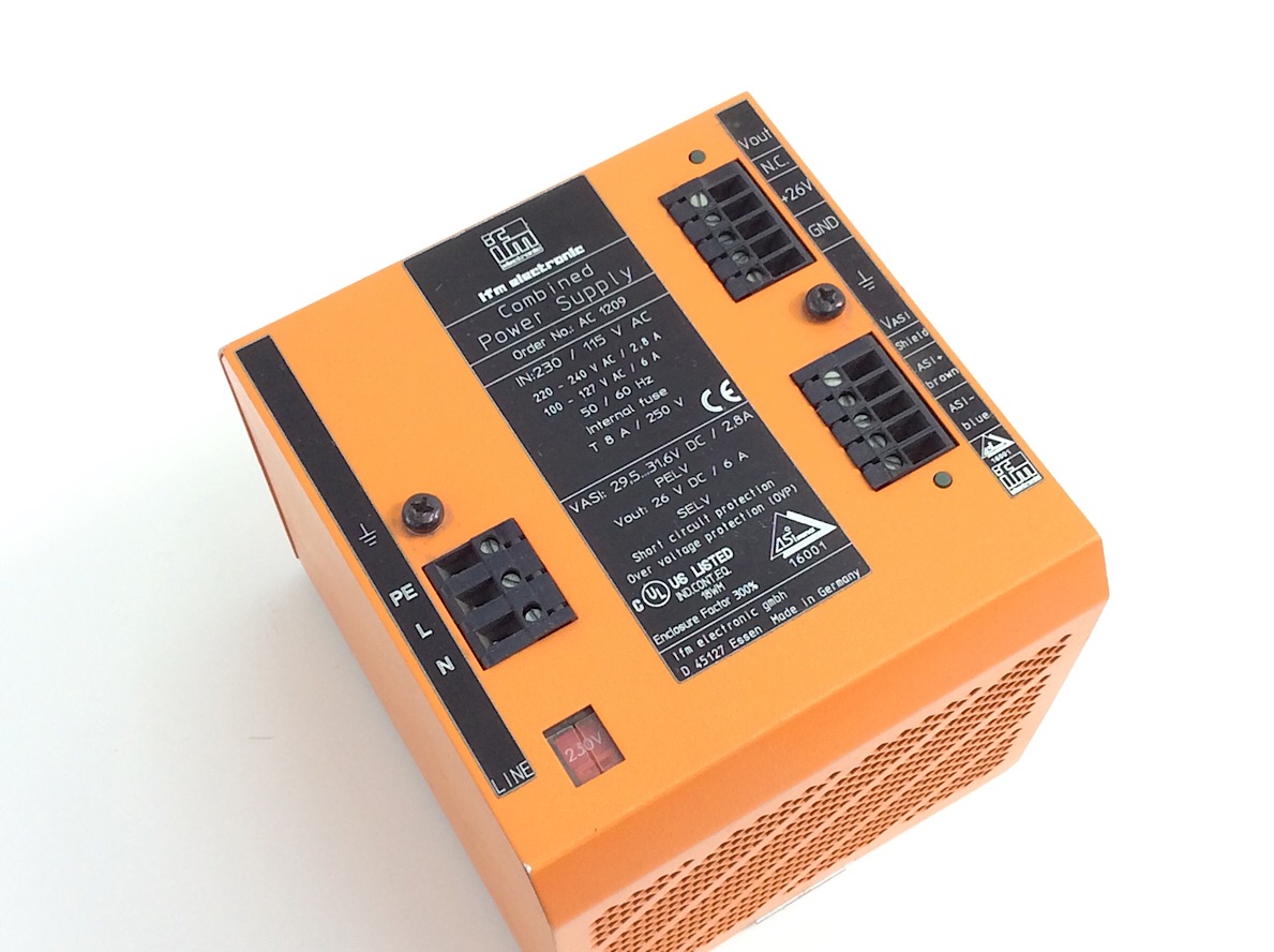1x ifm electronic AC 1209 Combined Power Supply, 1x AS-i-DP-Controller ...