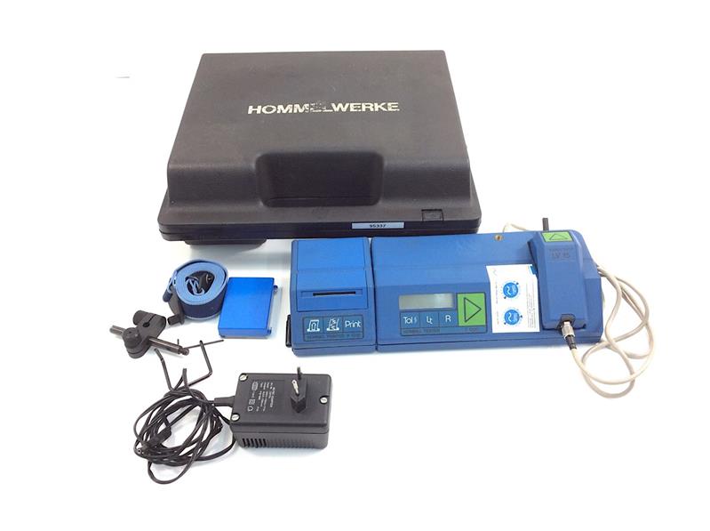 Hommelwerke Tester T1000 Messgerät, Printer P1010, LV 15 Rauheitsmessgerät