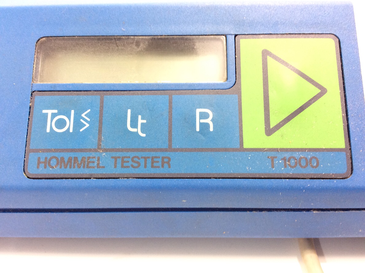 Hommelwerke Tester T1000 Messgerät, Printer P1010, LV 15 Rauheitsmessgerät