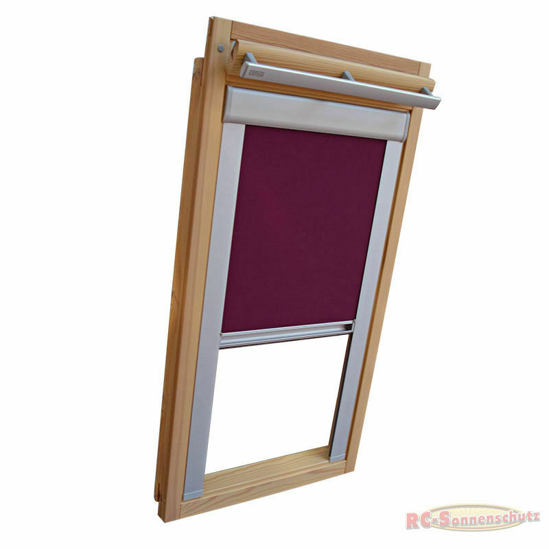 Dachfenster-Rollo Sichtschutz für Veluxfenster GGL GHL GTL GPL HK lila rot braun 