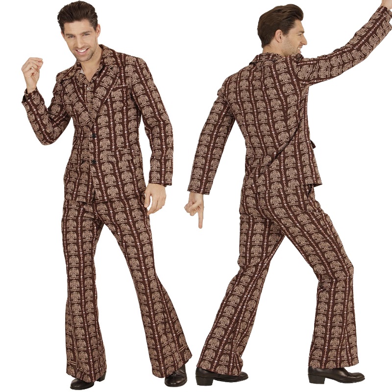 60er 70er Jahre Outfit Damen Hippie Kostüm Damen Schlagermove Hippiekostüm Anzug