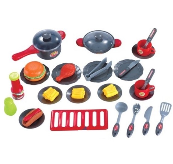 WOW GROßE KINDERKÜCHE Kinder Küche mit viel Zubehör Töpfe Geschirr