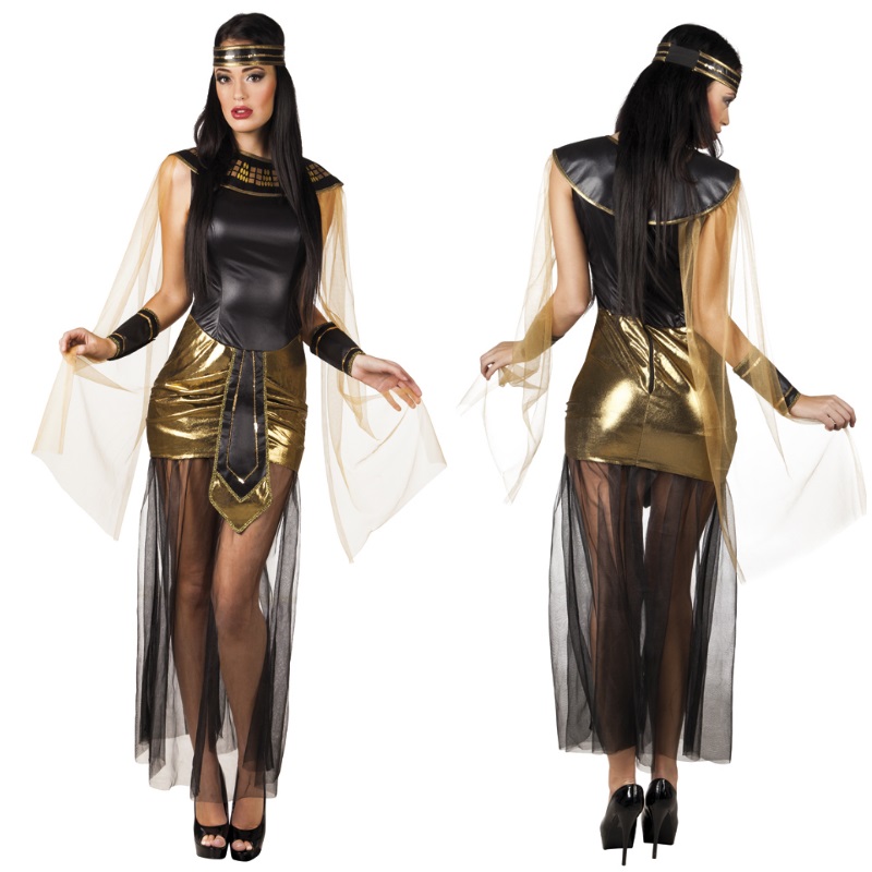 Sexy Cleopatra Damen Kostüm Pharaonin Ägypterin Ägypten Kleid 36 38 40