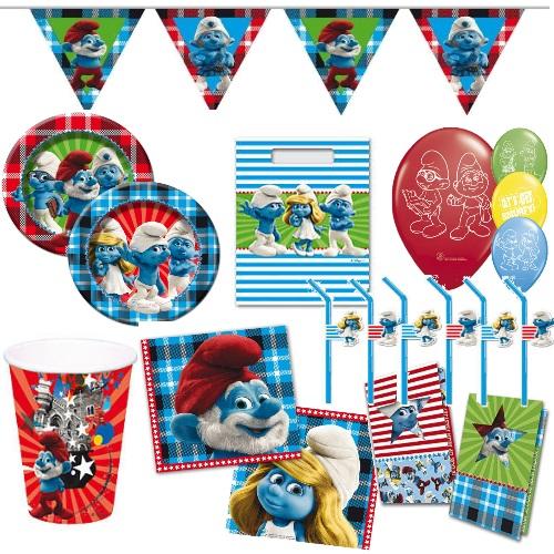 Die Schlümpfe Party Kindergeburtstag RIESENAUSWAHL Schlumpf Deko eBay