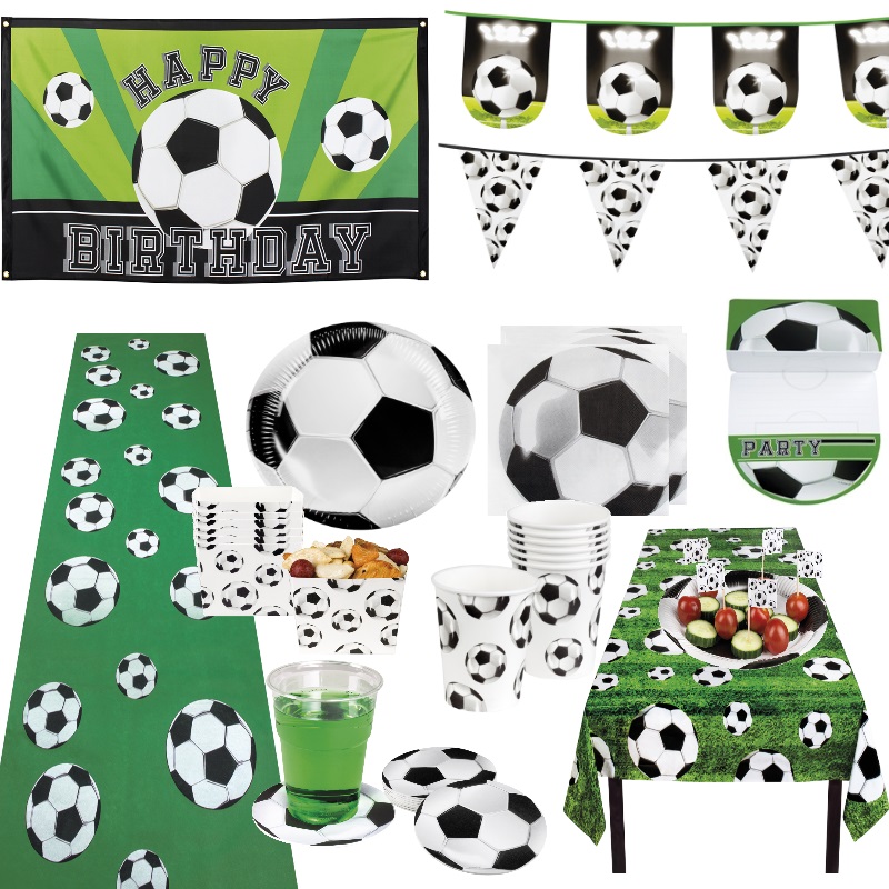 Fussball Party Deko Set Dekoration WM EM 2020 Geburtstag Kindergeburtstag