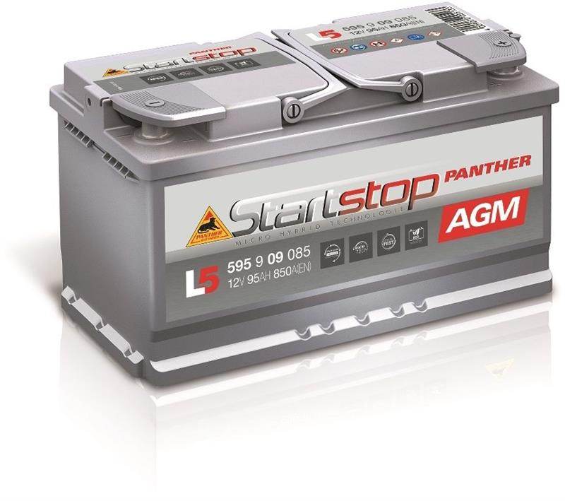 Starterbatterie Panther Start-Stop AGM 12V 95Ah 850A