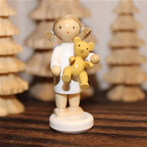 Engel Figur von Flade mit Teddybär Nr.6113