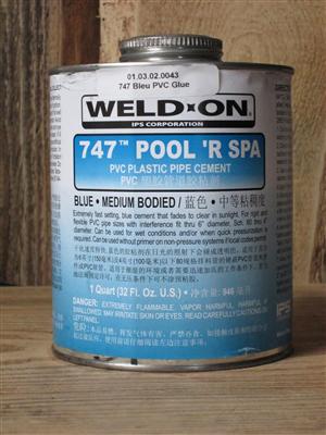 PVC Pool & Spa Specialty Cements PVC KLEBER BLAU