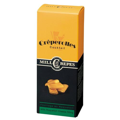 100g Millcrepes Creperolles Roquefort Filled cheese biscuits Käsegebäck