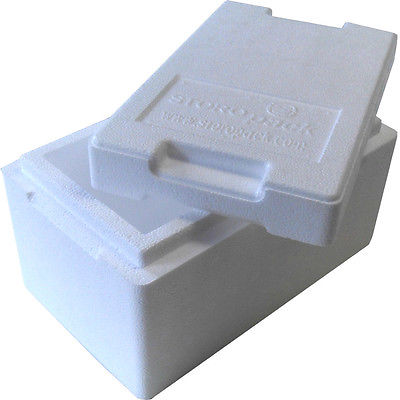 Isolierbox mit Deckel 4,7 L 330 x 200 x 185 mm  Styroporbox Kühlbox Thermobox