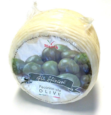 Pecorino Schafskäse mit Oliven aus Italien 800g