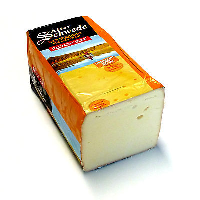 Alter Schwede 50% Fett i.Tr. 500g mecklenburger Käse kräftig würzig Rotschmiere