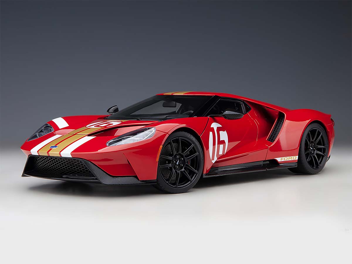 AUTOart Ford GT 2022 64 Prototype Heritage Edition 2022 Red / Gold 1:18 72927