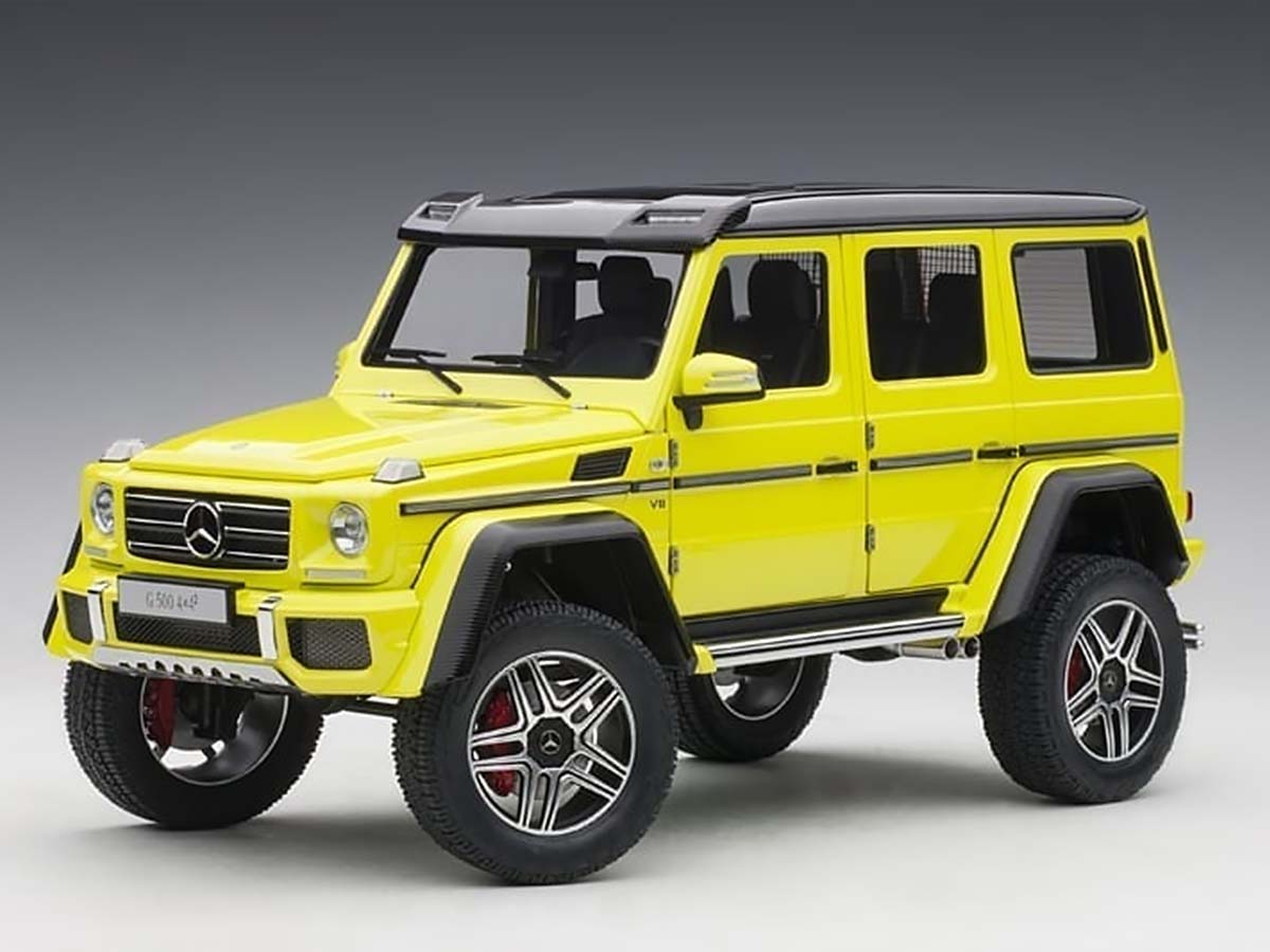 AUTOart Mercedes-Benz G 500 4x4 Yellow 1:18 76319