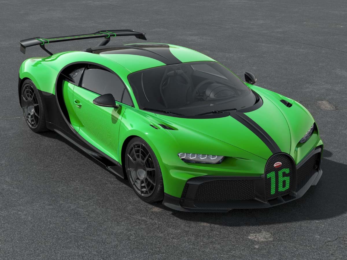 Looksmart Bugatti Green Viper Pur LS520B Chiron 1:43 Sport
