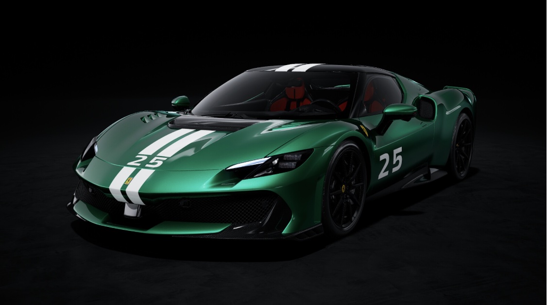 Looksmart Ferrari 296 Speciale Verde Nurburgring With Livery 1:43 LS564A