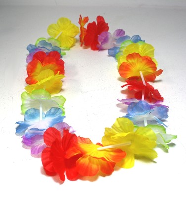 Hawaii Blumenketten Set - 24 Bunte Blumenkränze Für Partys Und Events