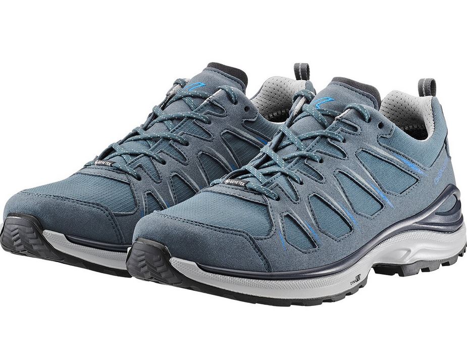 Lowa Innox EVO II GTX Trekkingschuh Herren 311416 stahlblau/ozean