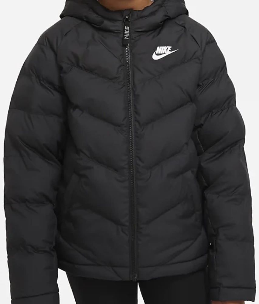 Nike K NSW SYNFL HD Jacket Kinder DX1264 black/black/white
