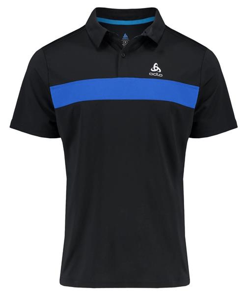 Odlo Polo Shirt s/s Nikko light 550232 Herren black/blue