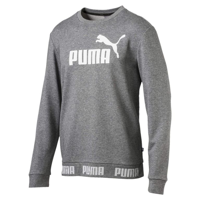 Puma Amplified Crew TR 854736 Pullover Herren gray