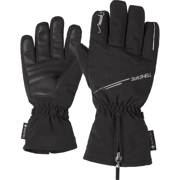 Reusch Damen Ski-Handschuhe Chrissy GTX black/silver