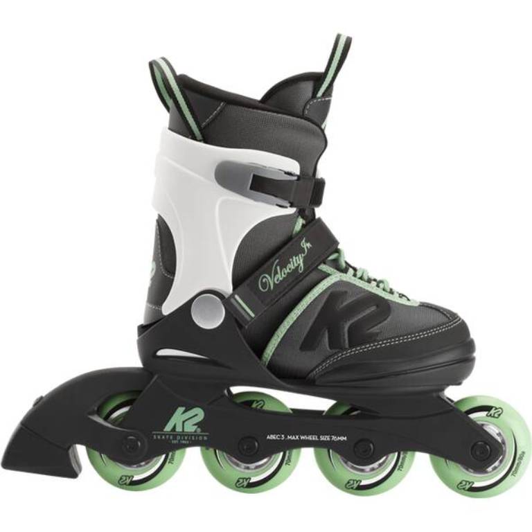 K2 Velocity JR Girls Inliner Skates 30E0291-1 black/grey green