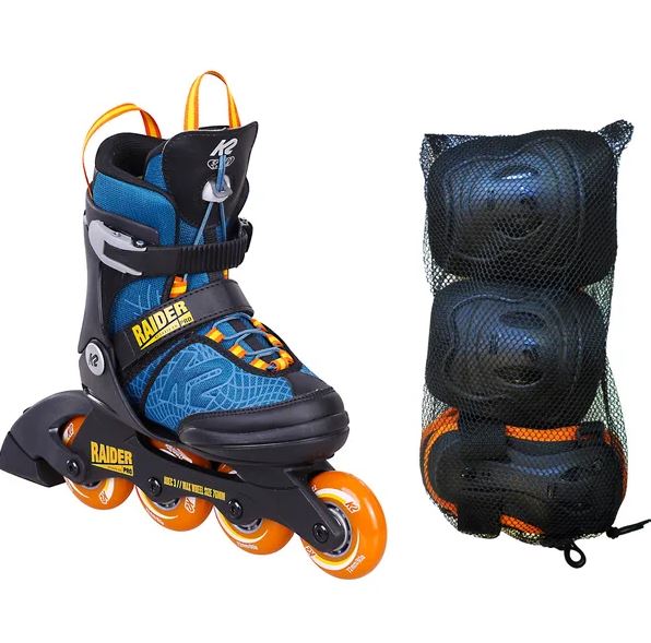 K2 Raider Pro Pack Boys Inline Skates 30G0833-1 blue / orange