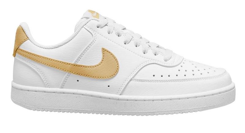 Nike Court Vision Low NN Sneaker Damen DH3158 white/gold