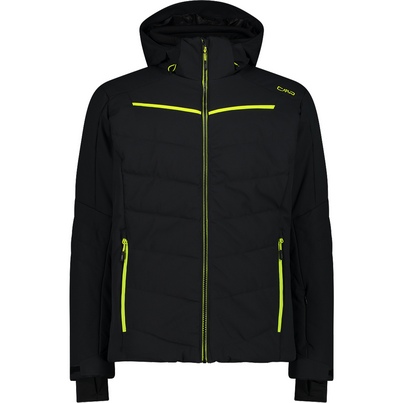 CMP Man Jacket Zip Hood Herren 34W4357 Nero