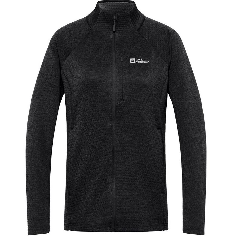 Jack Wolfskin Taiga FZ Fleecejacke Damen A64201 black