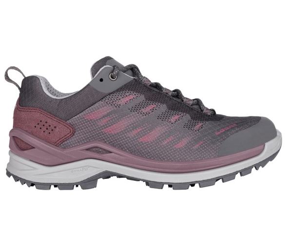 Lowa Ferrox GTX Low 321697 Trekkingschuh Damen Anthrazit/ Altrosa