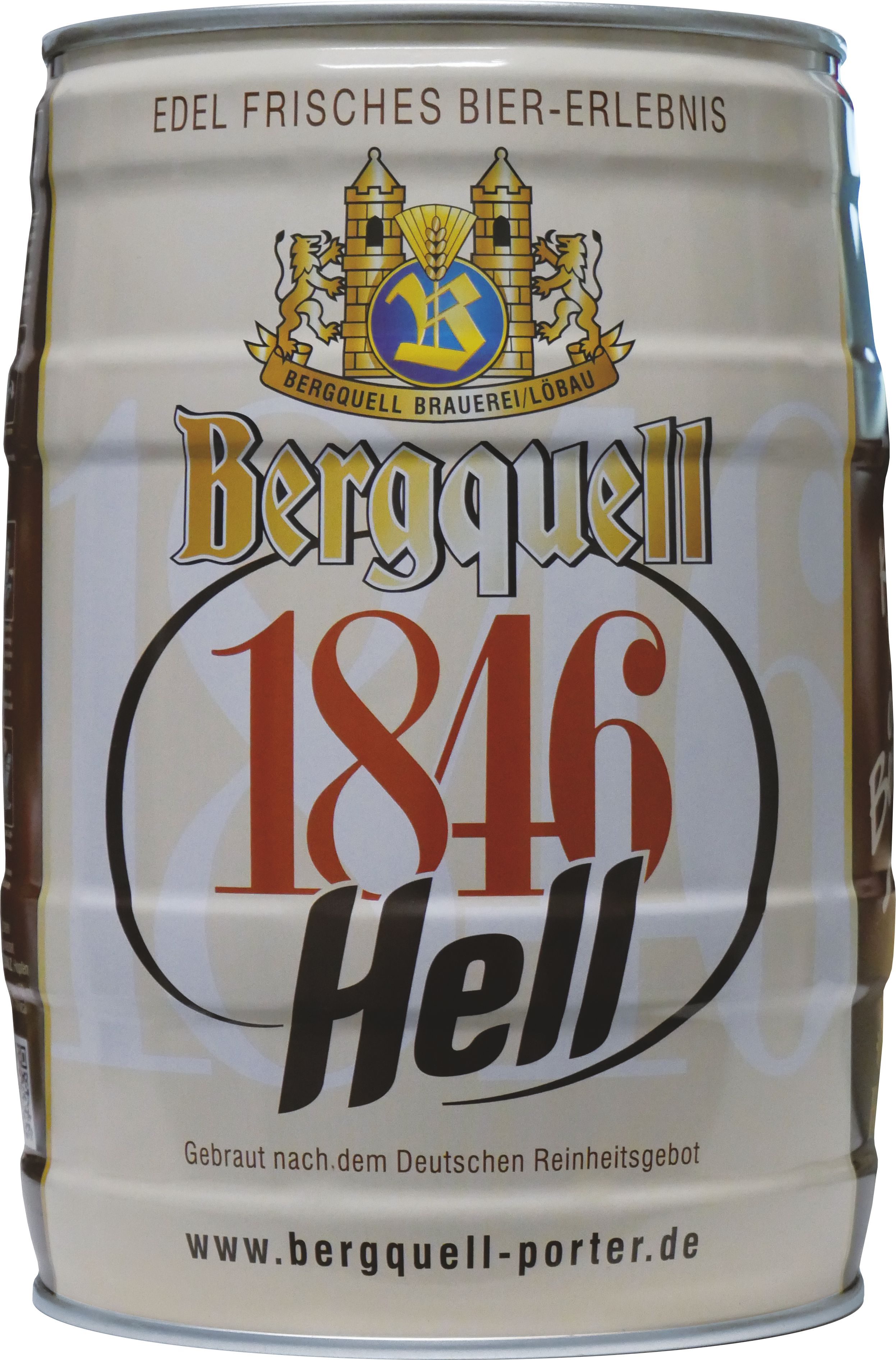 Bergquell Lausitzer 1846 Hell Fass 5 Liter