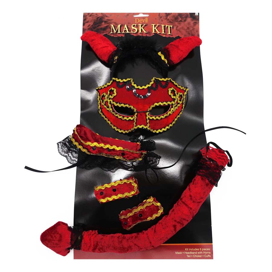 Roter Teufelsschwanz – Authentisches Karnevals- & Kostüm-Accessoire Für Teufels- Oder Halloween-Outfits
