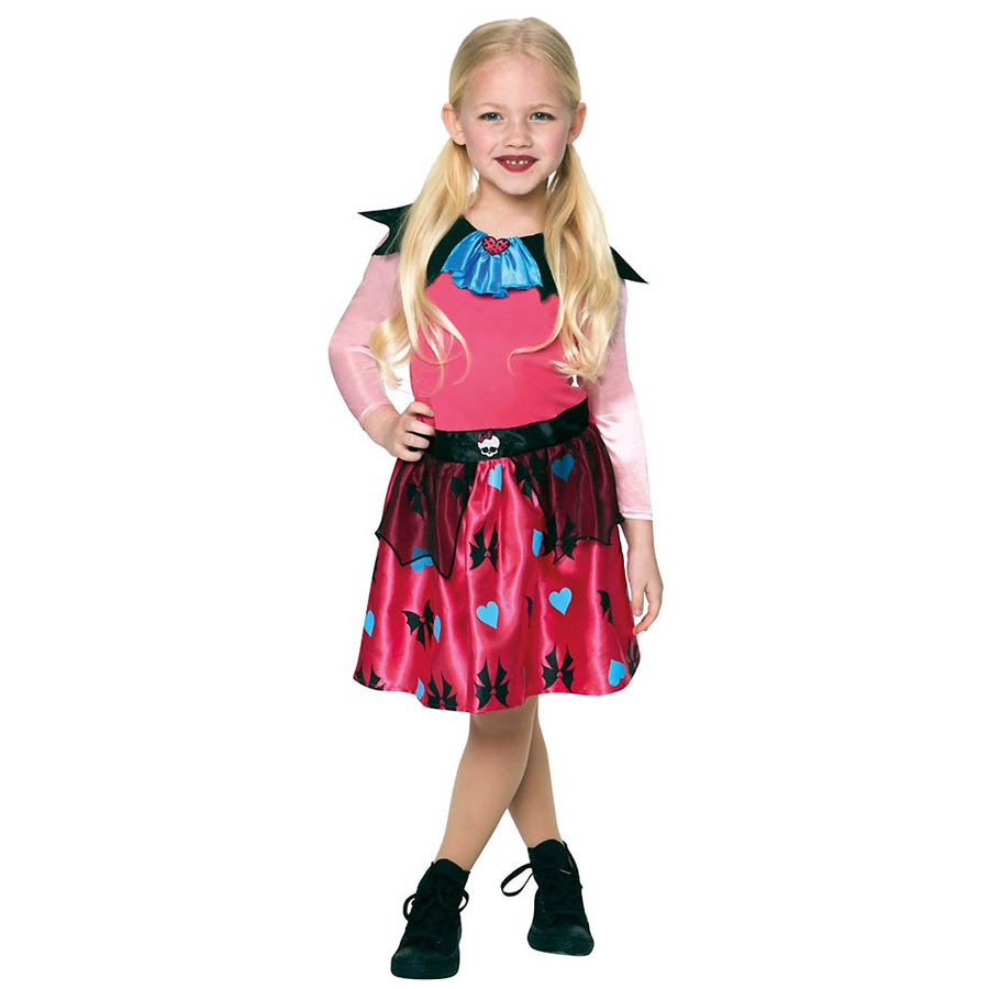MONSTER HIGH DRACULAURA KOSTÜM KINDER Halloween Karneval Kleid Fledermaus Hexe eBay