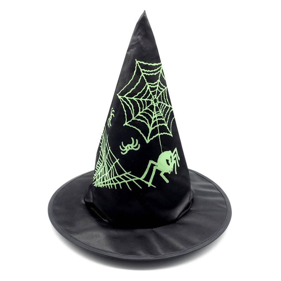 FIMWOLZ Halloween Stirnbänder - Hexenhut Mit Spinne Für Grusel-Kostüm & Party