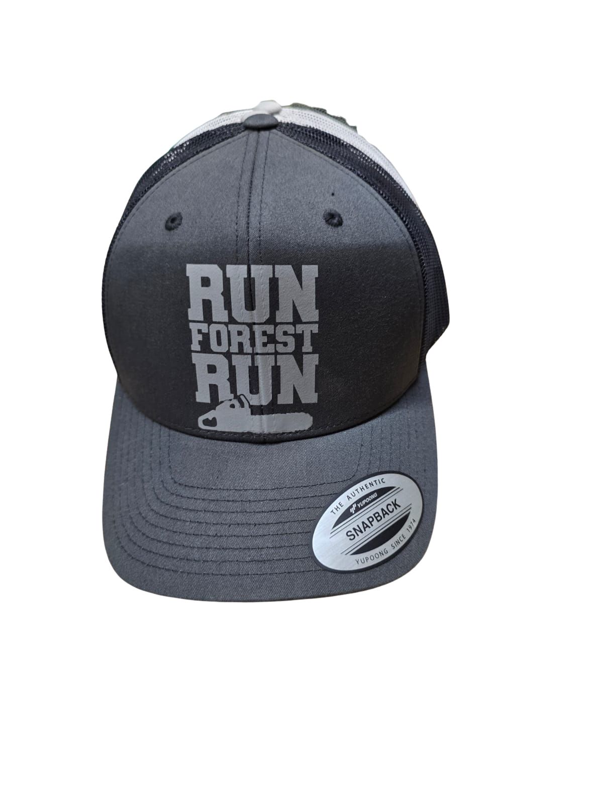 Flex fit Retro Trucker Cap verschiedene Farben und Modelle (Motorsäge) Anthracite Run Forest Run