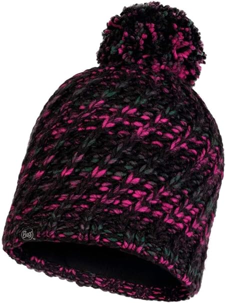 Buff Knitted & Polar Hat Valya Black