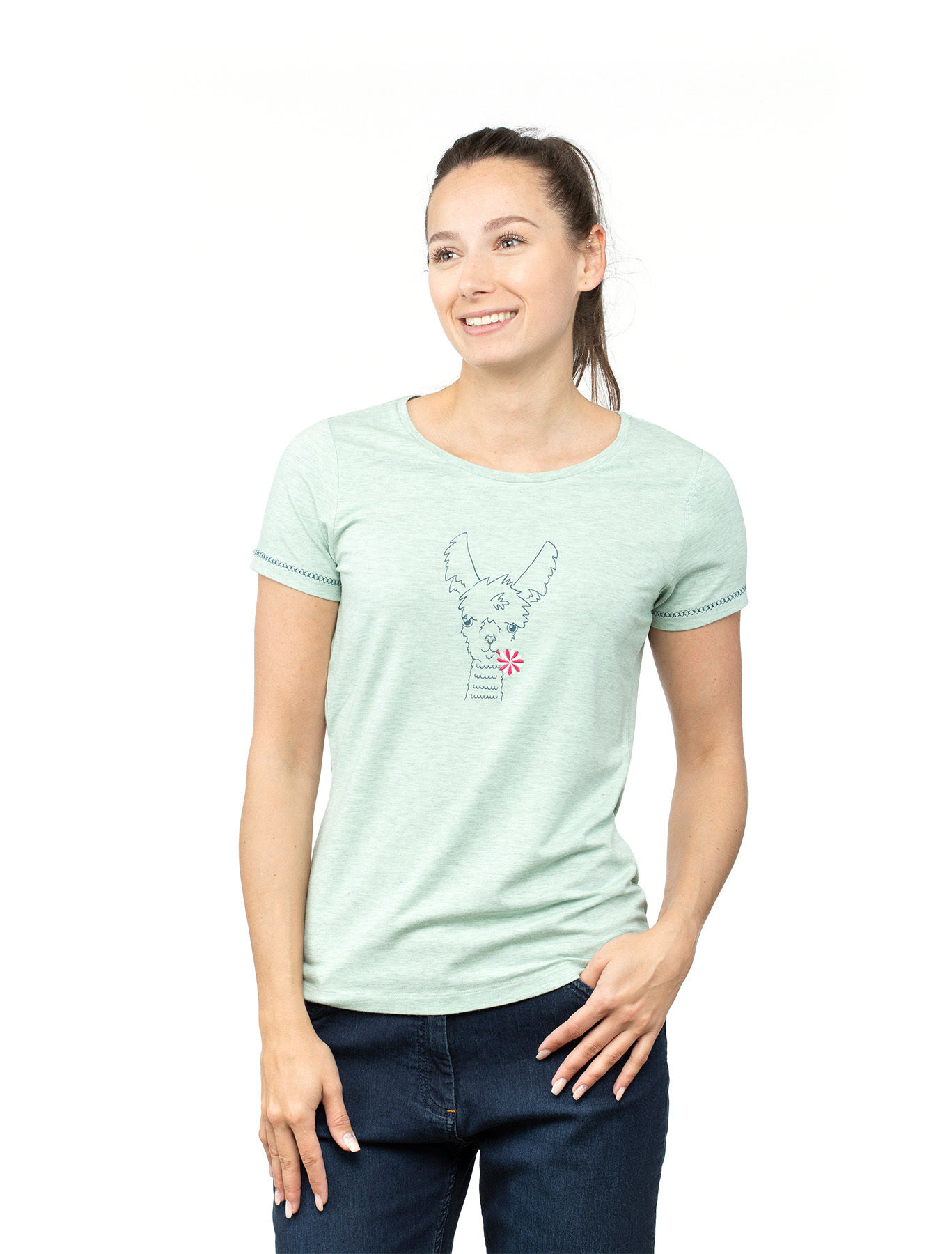 Chillaz Damen Saile Happy Alpaca Shirt